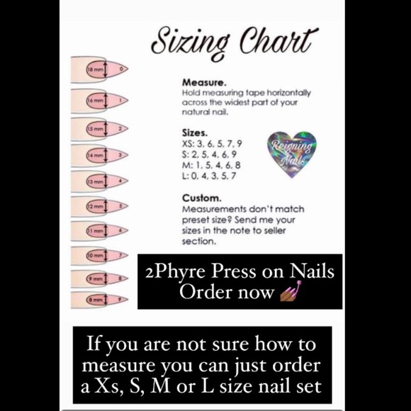 Strawberry with Jems press on nails 🍓 LAST ONE ( Small ) - Picture 5 of 7